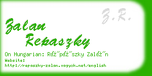 zalan repaszky business card